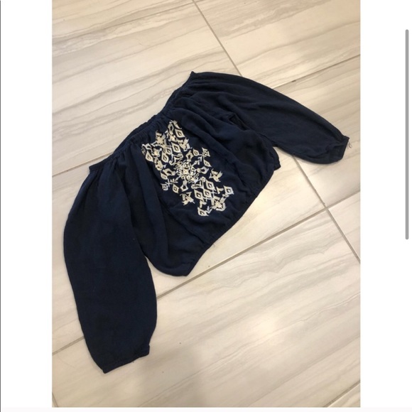 Hollister Off The Shoulder Crop Top - Picture 1 of 4